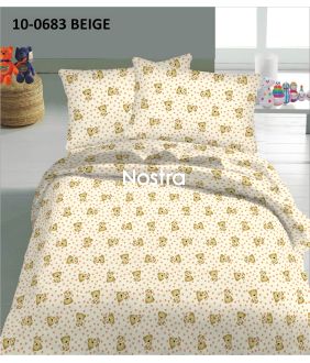 Children bedding set BEAR WITH DOTS 10-0683-BEIGE 10-0683-BEIGE