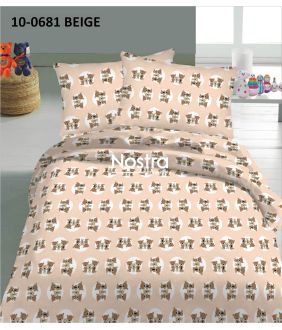 Children bedding set BEAR FAMILY 10-0681-BEIGE