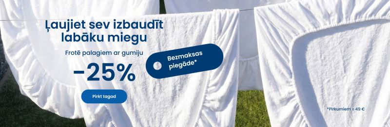 Froteest kummiga voodilinadele -25% / desktop
