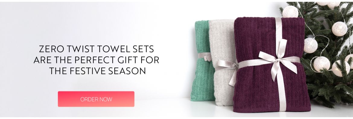 ZERO TWIST towel sets are the perfect gift for the festive season / desktop
